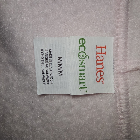 Hanes Light Pink Women's Hoodie Jacket - Picture 4 of 5